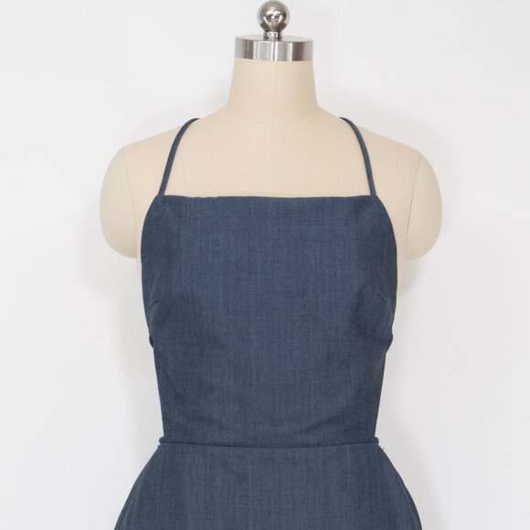 Marc Jacobs Vintage Wool & Mohair Strappy Midi Dress - Picture 3 of 5